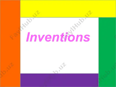 inventions — PPTX