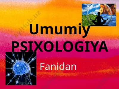 xotira va uni takomillashtirish yo’llari — PPTX