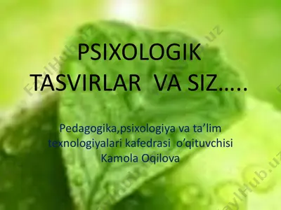 psixologik tasvirlar va siz... — PDF
