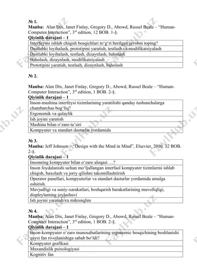 human-computer interaction — DOCX