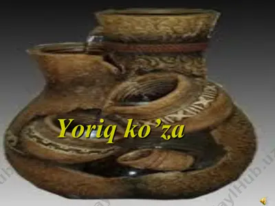 yoriq ko’za — PDF