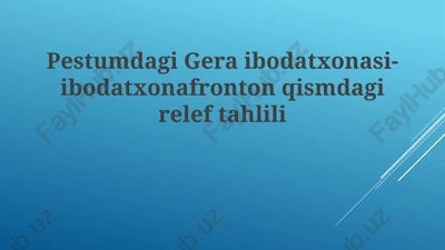 paestumning gera ibodatxonasi — PPTX