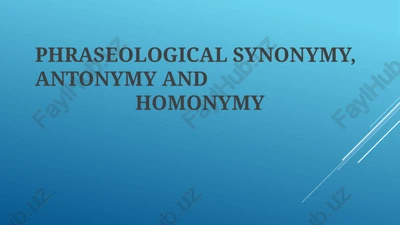 phraseological units — PPTX