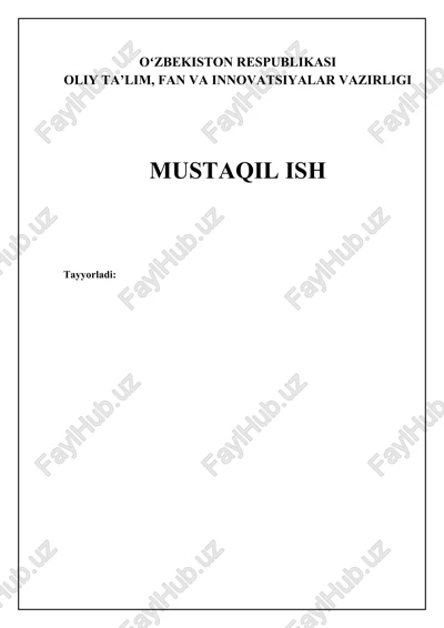 qirg'iziston kiyimining tarixi, an'analari va materiallari — DOCX