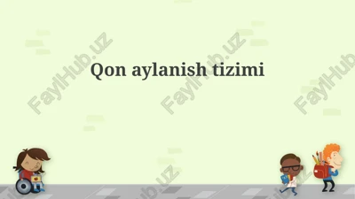 qon aylanish tizimi — PPTX