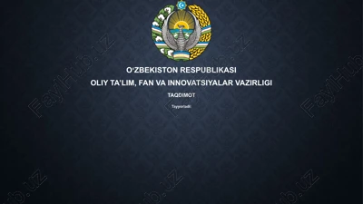 umumiy tavsif va anatomiyasi — PPTX