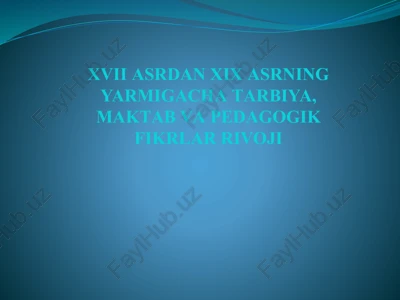 reja: buxoro amirligi — PPTX