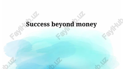 redefining success: beyond the bottom line — PPTX