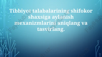 tibbiyot ta'limi — PPTX