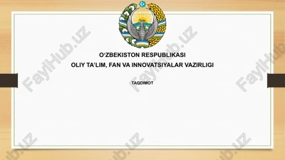 tasavvur: ta'rif, psixologiya va neyrofiziologiya — PPTX