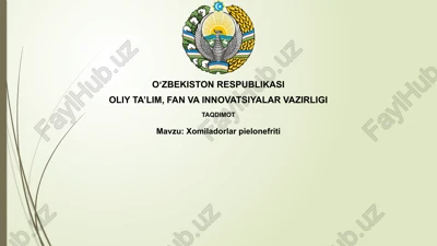 xomiladorlarpielonefriti — PPTX