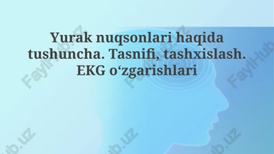 yurak nuqsonlari — PPTX