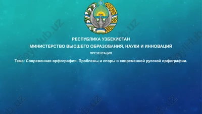prezentatsiya "sovremennaya orfografiya. problemi i spori" — PPTX