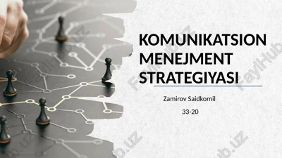 komunikatsionmenejmentstrategiyasi — PPTX