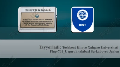 investitsiya va kapital bozorlari — PPTX