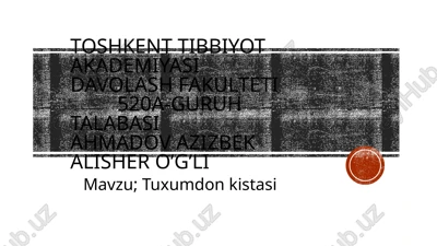 tuxumdonkistasi — PPTX