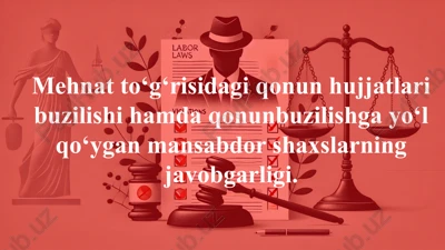 mehnat qonunchiligining buzilishi — PPTX