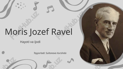 moris jozef ravel — PPTX