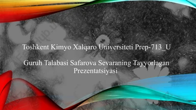 bolalarni tevaraklamo‘ljalolash va qishloq xo‘jaliklarini o‘rgatish — PPTX