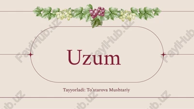 uzum — PPTX