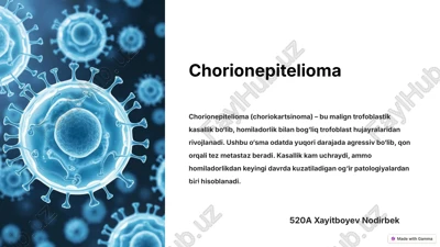 chorionepitelioma — PPTX