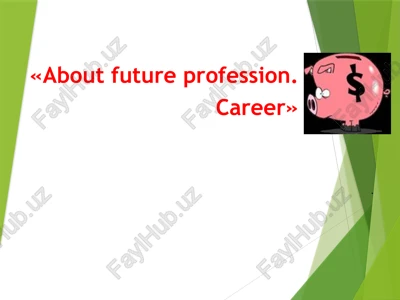 about future profession — PPTX