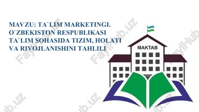 ta`lim marketingi — PPT