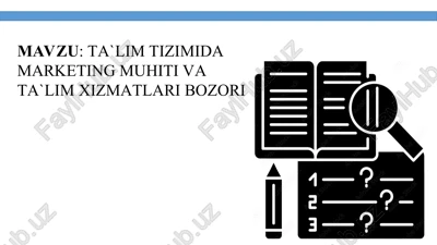 marketing muhiti — PPT