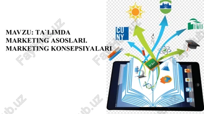 ta`limda marketing asoslari — PPT