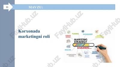 marketingning g‘oyaviy asoslari — PPT