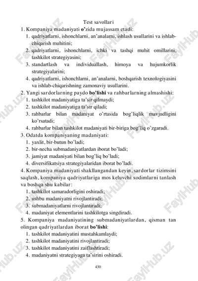kompaniya madaniyati — PDF