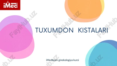 tuxumdon kistalari — PDF