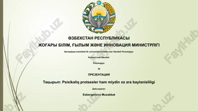 psixologiya — PPTX