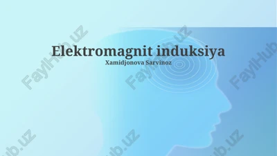 elektromagnit induksiya — PPTX