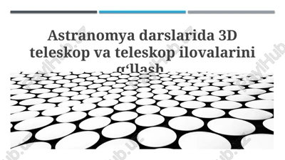 3d teleskoplar — PPTX