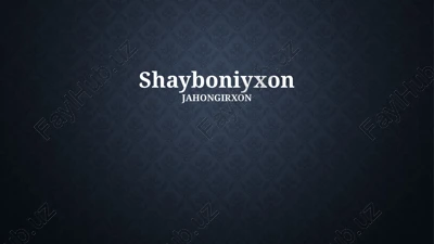 shayboniyxon — PPTX