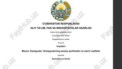 pedagogik dasturiy vositalar — PPTX