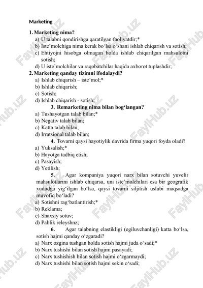 marketing — DOCX