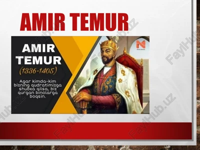 amir temur — PPTX