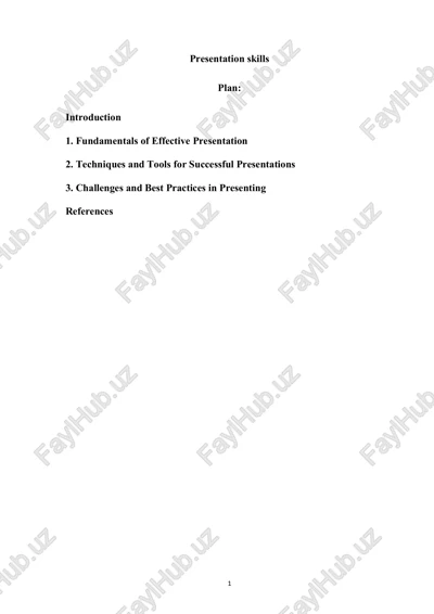 presentation skills — PDF
