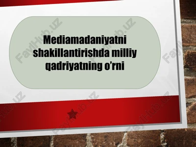 mediasavodxonlik va afzalliklari — PPTX