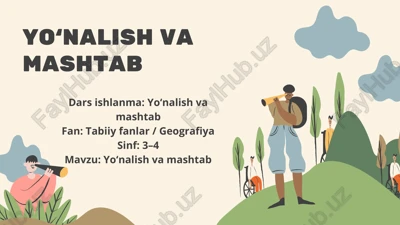 yo‘nalish va mashtab — PPTX