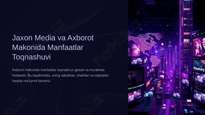 manfaatlar toqnashuvi — PPTX