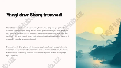sharq tasavvufi — PPTX