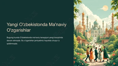 ma'naviy o'zgarishlar — PPTX