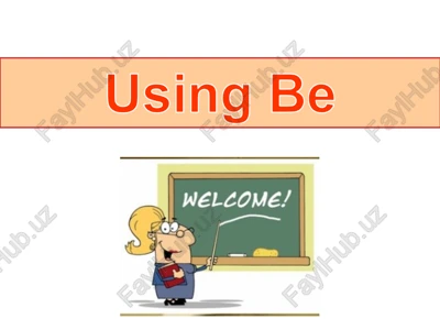 basic sentence patterns with be — PPT