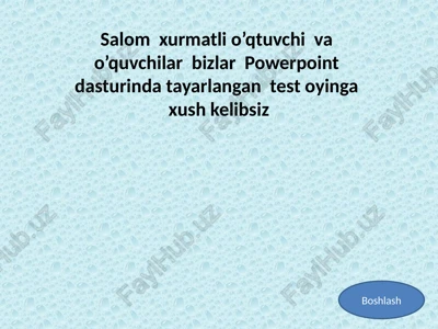 powerpoint test — PPTX
