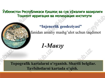 injenerlik geodeziyasi — PPT