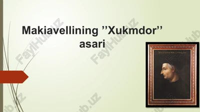 makiavelliningʼʼxukmdorʼʼasari — PPTX