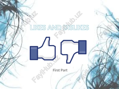 likes and dislikes — PPTX